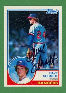 Dave Schmidt MLB Baseball Signed Trading Card X8148 - Picture 1 of 2