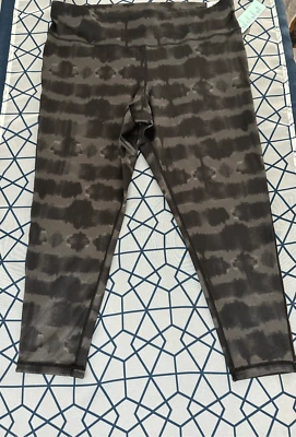 Ideology Mujer Negro Absorbe la Humedad Tie Dye Uso Activo Cintura Alta Reversible Foto 1 de 4