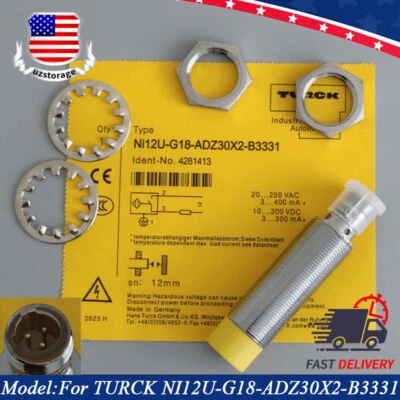 NEW Proximity Switch Sensor For Turck Ni12U-G18-ADZ30X2-B3331 25-250VAC 12mm - Image 1 of 4