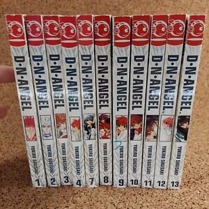 DN Angel Manga Book Lot Volumes 1-4, 7-13 English Yukiru Sugisaki TokyoPop