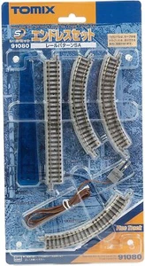 Oficial TOMIX N calibre super mini juego de rieles conjunto infinito ""patrón de riel SA"" 91080 - Imagen 1 de 2