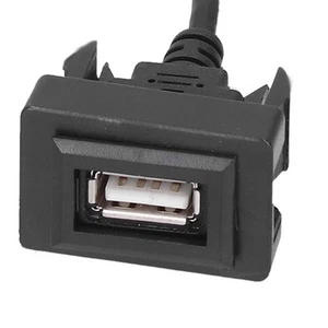Car Extension USB Port Cable Adapter Adaptor Auto Socket Outlet ABS Por - Photo 1 sur 12