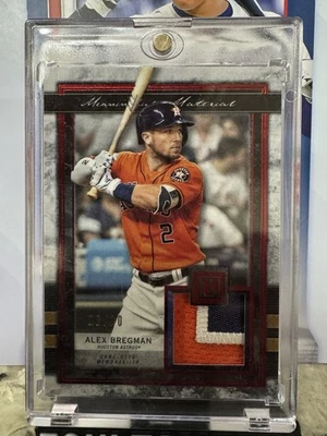 2020 Topps 8/10 Alex Bregman Museum Collection Relic MMR-ABR - Image 1 of 3