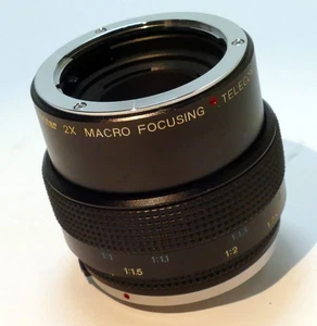 VIVITAR MACRO 2X Lens teleconverter for OM mount manual focus 1:1 close-up - Picture 1 of 11