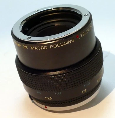 VIVITAR MACRO 2X Lens teleconverter for OM mount manual focus 1:1 close-up - Image 1 of 4
