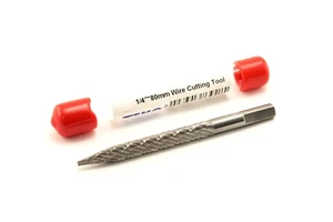 TMAX 1/4 inch Carbide Burr Drill Bit WIRE Cutter Tire Repair Car Tool - Picture 1 of 2