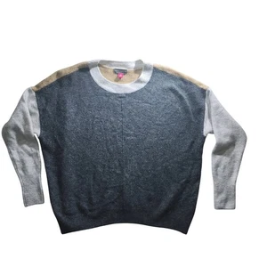 Vince Camuto Color Block Wollpullover Pullover Strick Freizeit Oberteil XS - Bild 1 von 6