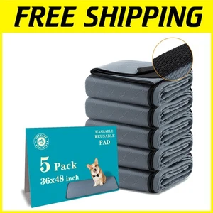 Waterproof Dog Pee Pads 36"x48" 5 Pack - Picture 1 of 8