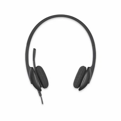 Auricolari con Microfono Logitech H340 USB 1,8 m Nero - Immagine 1 di 4
