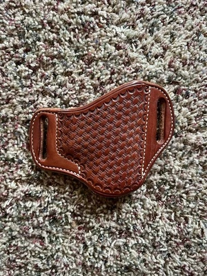 Glock 26/27 Leather Pancake Holster - Image 1 of 3