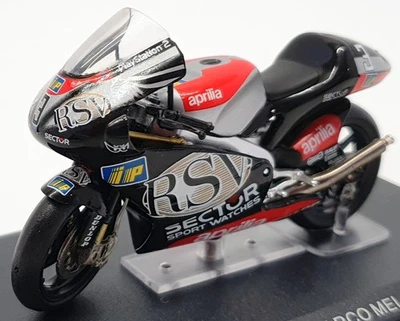 Altaya 1/24 Scale Model Motorcycle AL28014 - 2002 Aprilia RSV250 Marco Melandri - Image 1 of 4