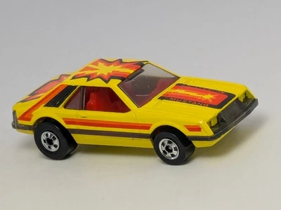 Mustang Cobra Hong Kong Hot Wheels BW Blackwall amarillo turbo 1979 vintage Foto 1 de 4