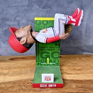 Ozzie Smith 2025 St. Louis Cardinals BACKFLIP Bobblehead 7-24-25 SGA - Foto 1 di 6