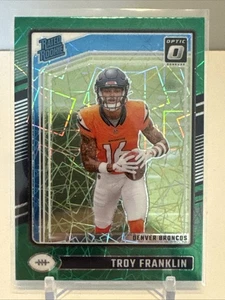 2024 Donruss Optic #294 Troy Franklin Green Velocity - Bild 1 von 2