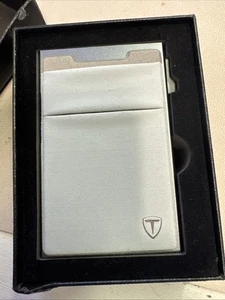 TOYFID Pop Up Cartera para Tarjetas de Crédito para Hombres Metal Delgado Portatarjetas Juego de dos Gris - Imagen 1 de 9
