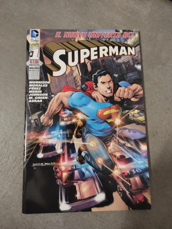 Superman 1 New 52 Super Variant Gold Prima Ristampa Lion - Immagine 1 di 1