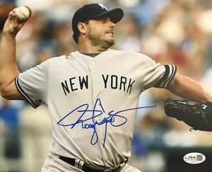 Roger Clemens Signed Autographed New York Yankees 8x10 Photo JSA COA  - Picture 1 of 2