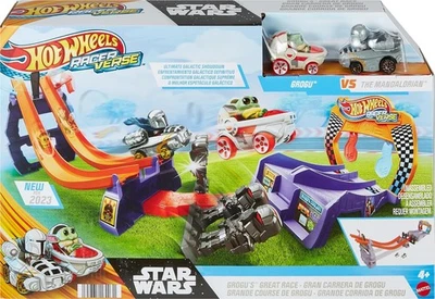 Juego de pista de coche de juguete Hot Wheels Star Wars RacerVerse Foto 1 de 4