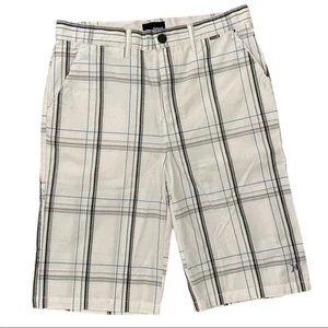 Hurley Boys Striped Shorts Size 16 30” Waist EUC - Picture 1 of 3