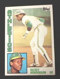 1984 Topps - #230 Rickey Henderson