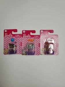 NUEVO Barbie Pets Lote de 3 Juguetes para Cachorros, Conejos, Gatitos - Imagen 1 de 5