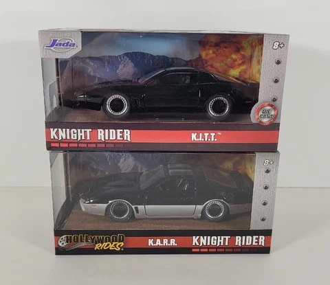 Jada Diecast KITT and KARR Knight Rider Hollywood Rides Cover