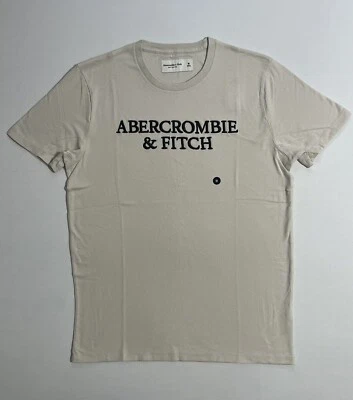 Abercrombie & Fitch Men's Applique Graphic T-Shirt A&F Logo Size XS S M L XL XXL - Image 1 of 3