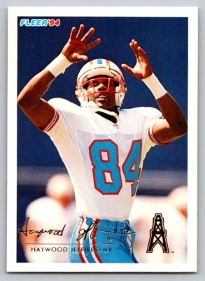 1994 Fleer - Haywood Jeffires #186 - Image 1 of 2