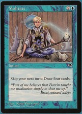 Meditate Tempest NM Blue Rare MAGIC THE GATHERING MTG CARD (ID# 228880) ABUGames