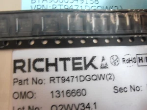 4x RT9471DGQW 3A Single Cell Switching Battery Charger WQFN24 TI - Picture 1 of 1