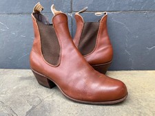 Vintage RM Williams Boots Bushman Brown Cuban Size:- Aus 9.5 G | US 10.5