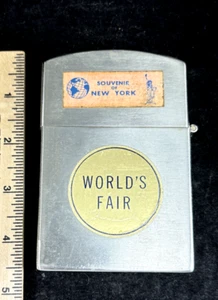 Vintage New York Worlds Fair 4¼" Oversized Lighter Souvenir - Picture 1 of 9