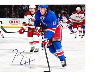 NEW YORK RANGERS KEVIN HAYES SIGNED 8X10 - Picture 1 of 1
