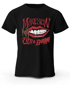 T-SHIRT MANESKIN ROCK MAGLIETTA BAND ITALIANA ZITTI E BUONI PERSONALIZZABILE - Imagen 1 de 2