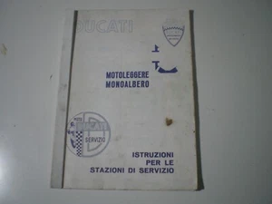 LIBRETTO USO MANUALE OFFICINA DUCATI MOTOLEGGERE 1960 - Picture 1 of 10
