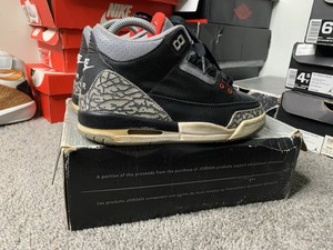 retro 3 black cement