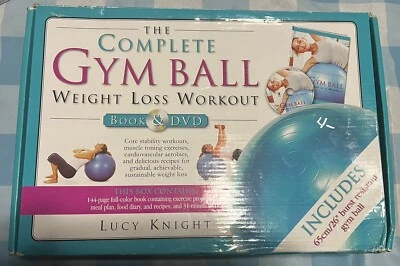 The Complete Gym Ball Set de Entrenamiento para Pérdida de Peso (incluye Pelota, Libro y DVD) Foto 1 de 4