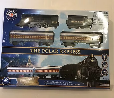 Lionel The Polar Express Train Set Battery Operated Ready to Play 28 Piece - Image 1 of 4