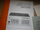 RFT HIFI Mixer Equalizer SM 3000, Konvolut Service-Anleitung + Unterlagen, 1985