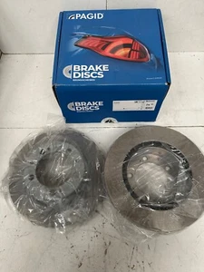 FRONT BRAKE DISCS x2 298mm for PORSCHE 911 964 96435104102 96435104106 PAGID - Picture 1 of 7