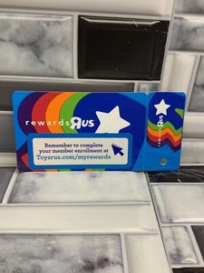 Toys R Us/“Rewards R Us” gift card with detachable farb. No $ on card. - Picture 1 of 1