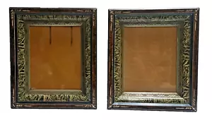 PAIR Antique Eastlake Victorian Ornate Gesso Wood Picture Frames Frame 13X15 - Picture 1 of 24