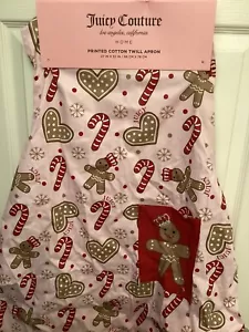 Grembiule pan di zenzero rosa Juicy Couture nuovo con etichette RARO e DIFFICILE DA TROVARE - Foto 1 di 2