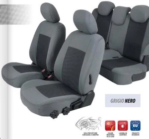 COPRISEDILI GRIGIO/NERO TOYOTA YARIS 99>05 FODERA563 PROMO - Picture 1 of 1