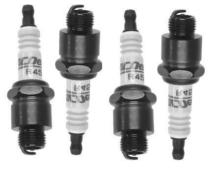 Juego de 4 bujías AcDelco para Jeep CJ3 Henry J A-230 Willys Aero Lark 2,2 L L4 Foto 1 de 1