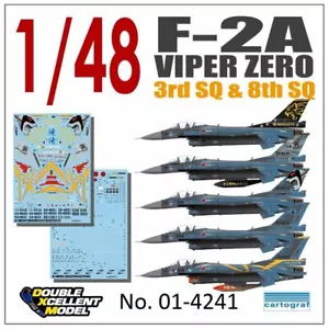 DXM Decals for 1/48 JASDF Mitsubishi F-2A Viper Zero 3SQ/8SQ Special Schemes - Picture 1 of 1