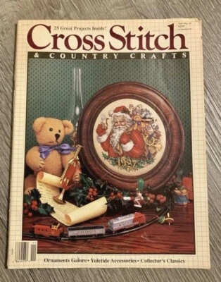 Cross Stitch and Country Crafts 25 Projects Nov/Dec 1987 Collectors Classics - Image 1 of 4
