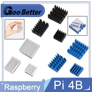 Raspberry Pi 4B Starter Kit IC Kühlkörper Anodische Oxidation mit Kleberückseite - Bild 1 von 10