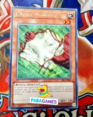 🇮🇹 YU GI OH L'AGILE MOMONGA – SRL IT086 RARA – ITA 🇮🇹 - Immagine 1 di 2