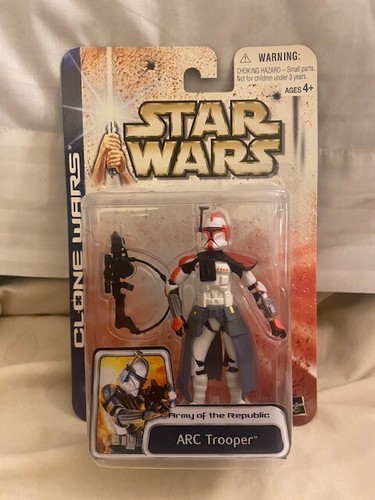 Star Wars Clone Wars 2003 ARC Trooper Red Army of the Republic | eBay